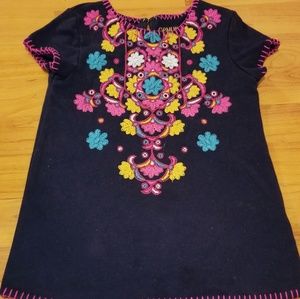 Indira- Floral Tunic